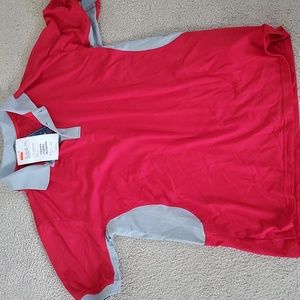 Beretta XL men's silver pigeon polo tango red and silver